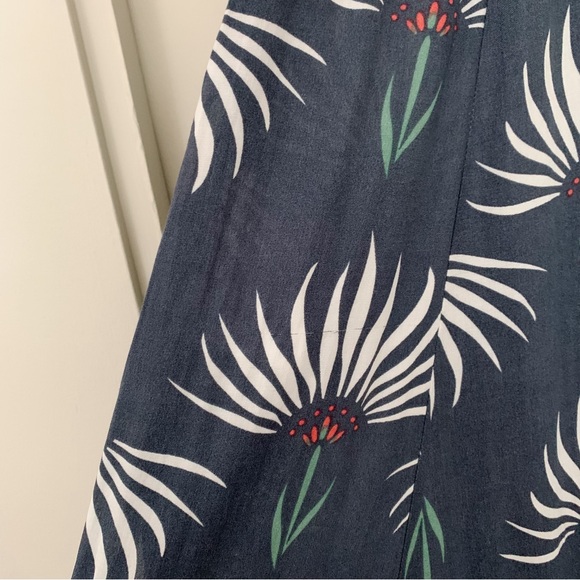 Lulu's Blue Floral Trancoso Side Slit Maxi Skirt XS - Picture 9 of 13